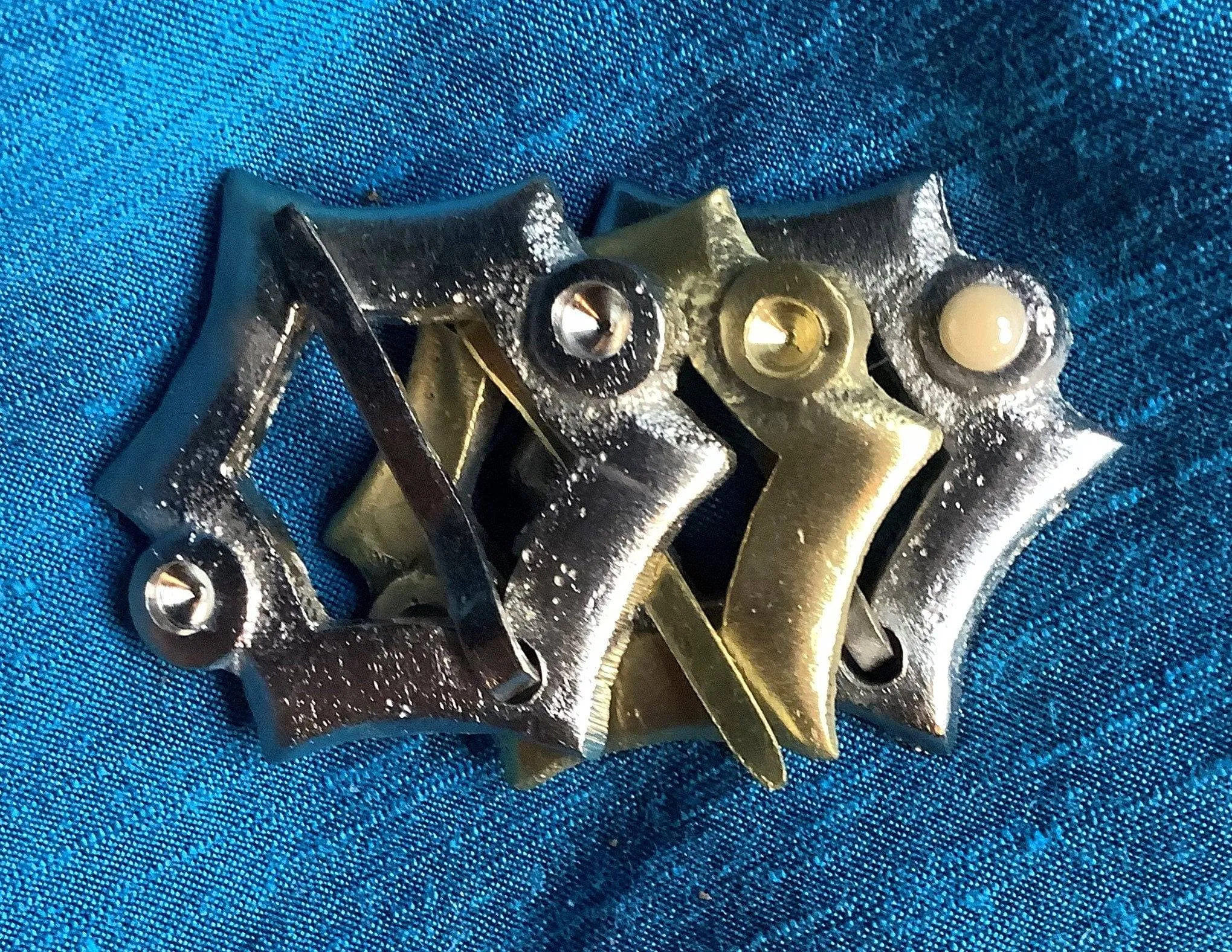 Brass Sexfoil Medieval Brooch