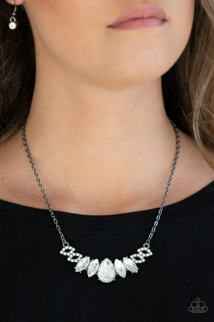 Bride-to-BEAM Black Paparazzi Necklace