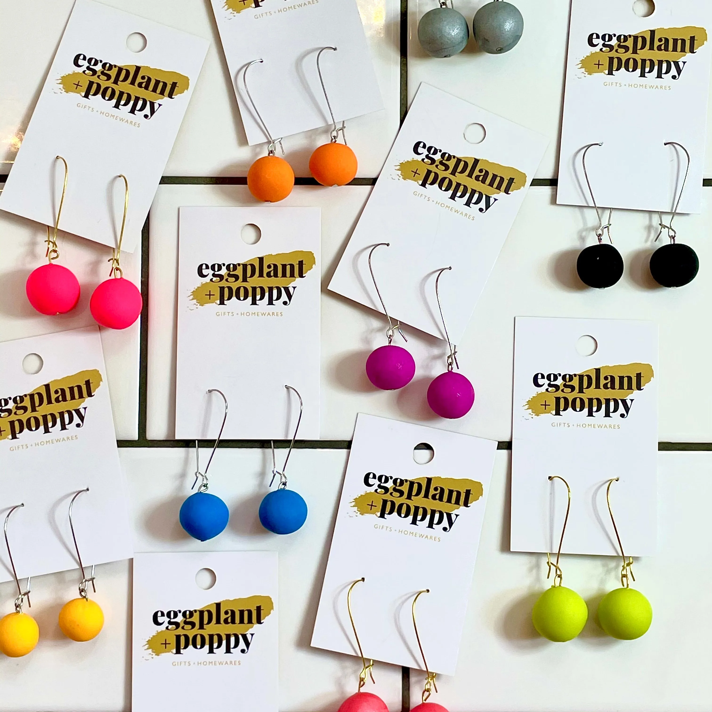 Candy Drop Earrings - Turquoise