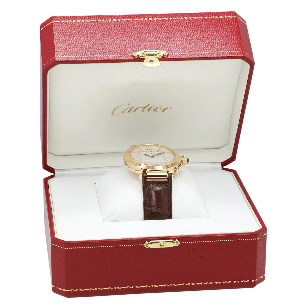 Cartier 18K Yellow Gold Pasha 42mm W3019551