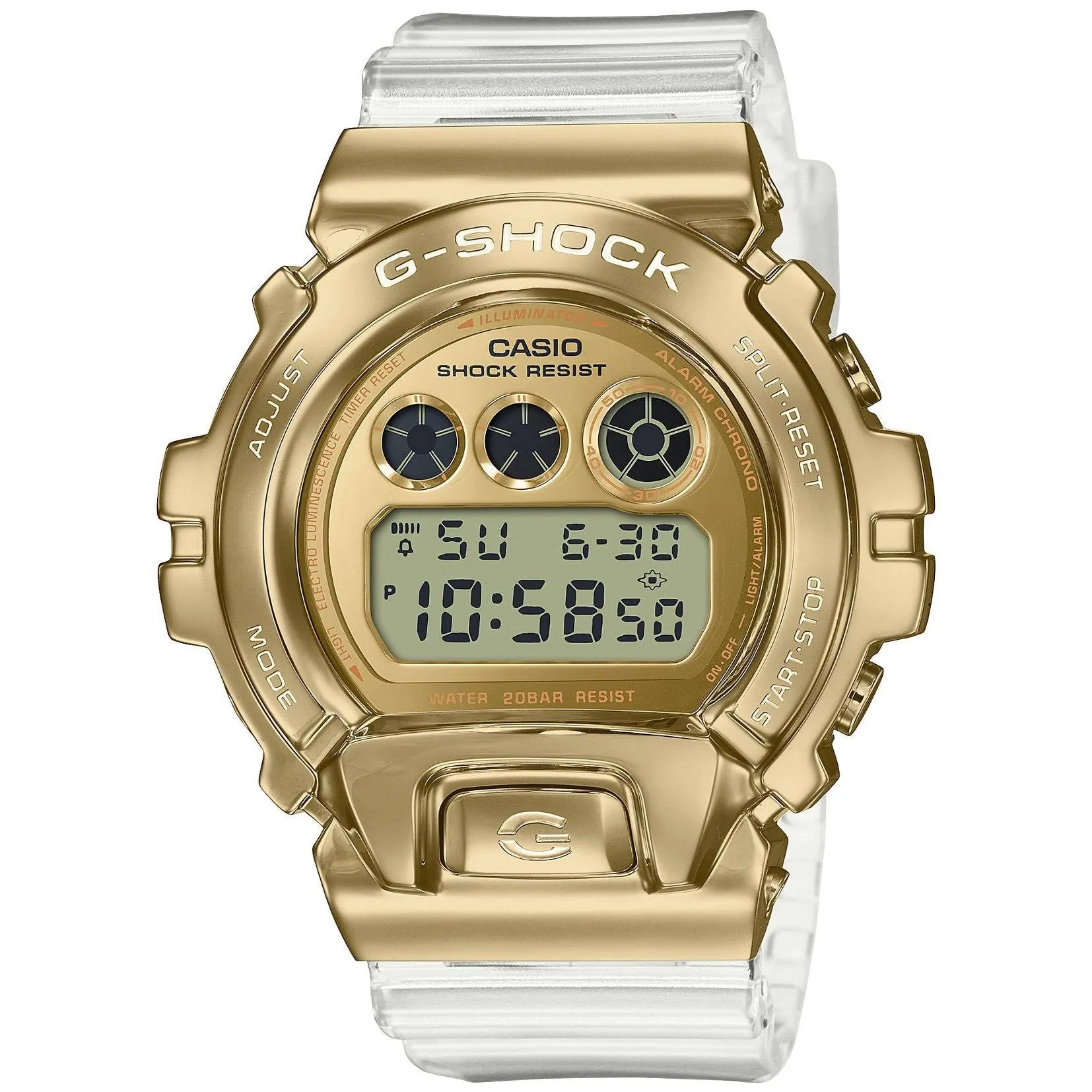 Casio G-Shock 6900 Metal Covered Gold Ingot GM6900SG-9