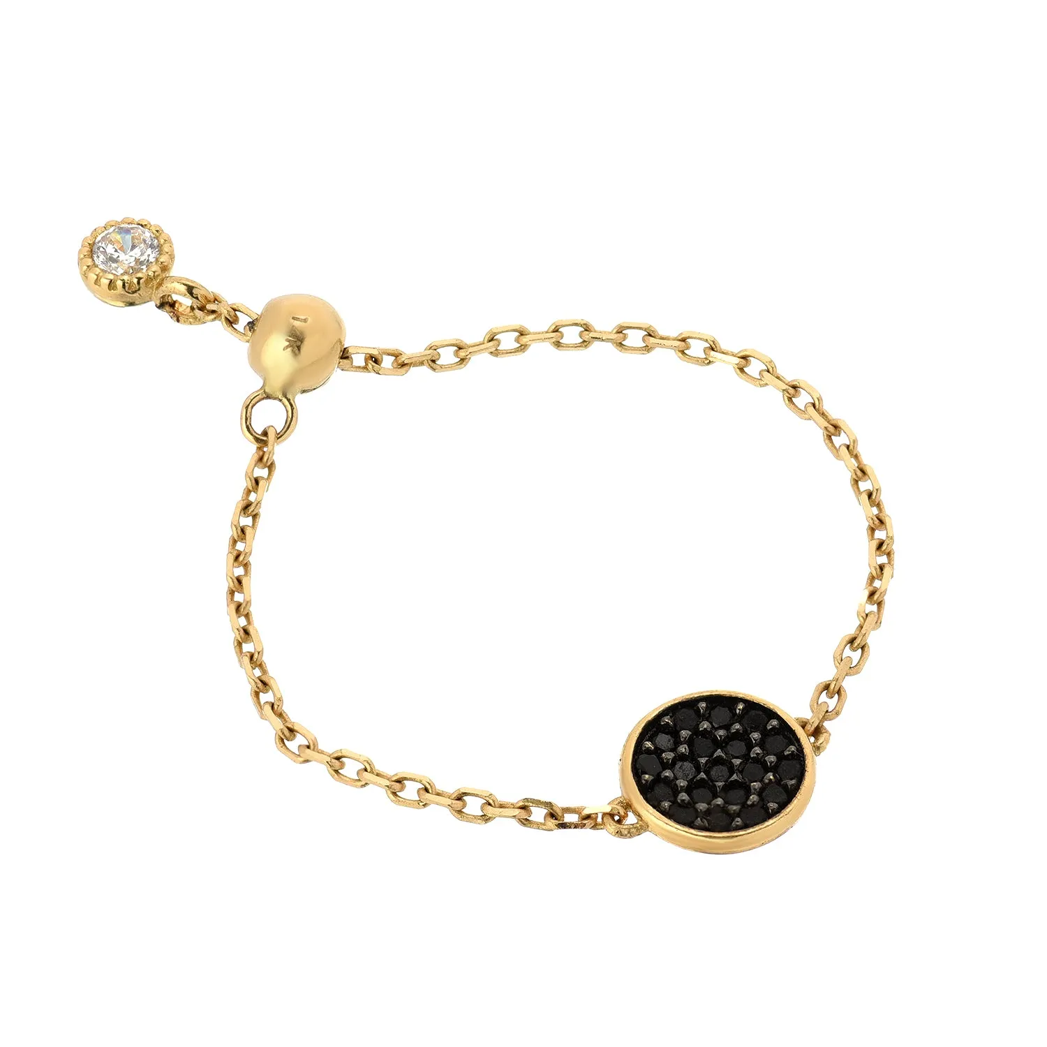 CHAIN RING -PAVE CIRCLE