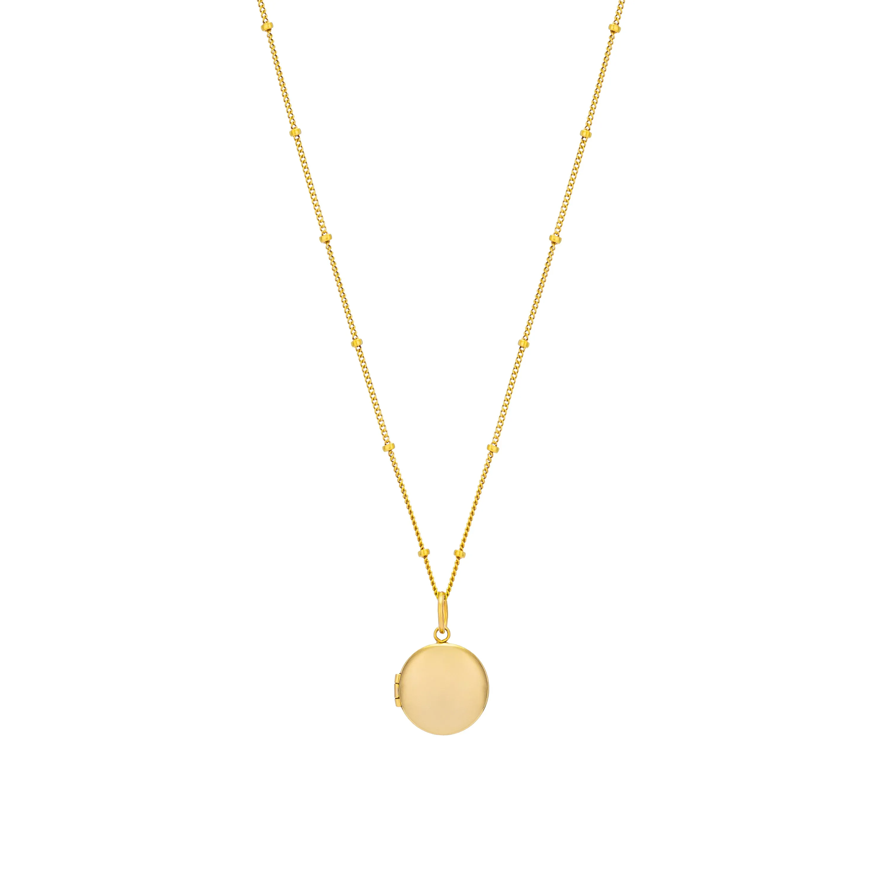 CHARLI ROUND ENGRAVED LOCKET
