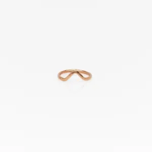 Chevron Midi Ring