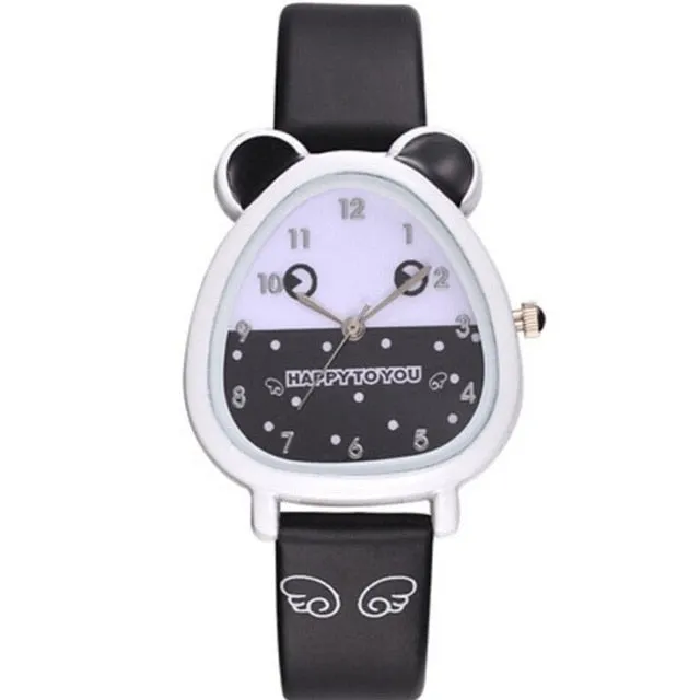 Children Watch Lovely Animal Kids Watch Cartoon Watch Girls boys Rubber reloj deportivo Children Wristwatches montre enfant #C