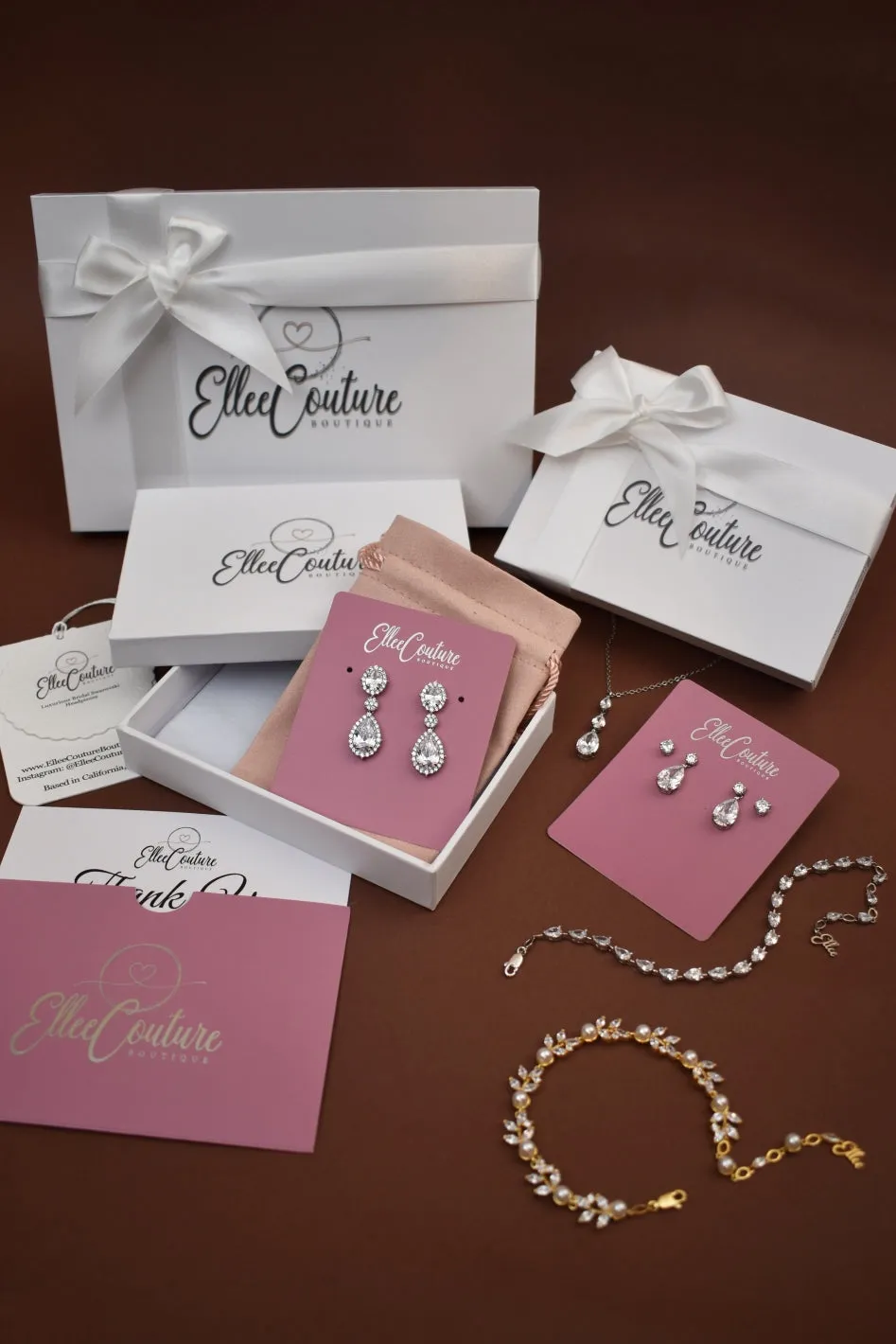 CLAIRE Swarovski Drop Earrings