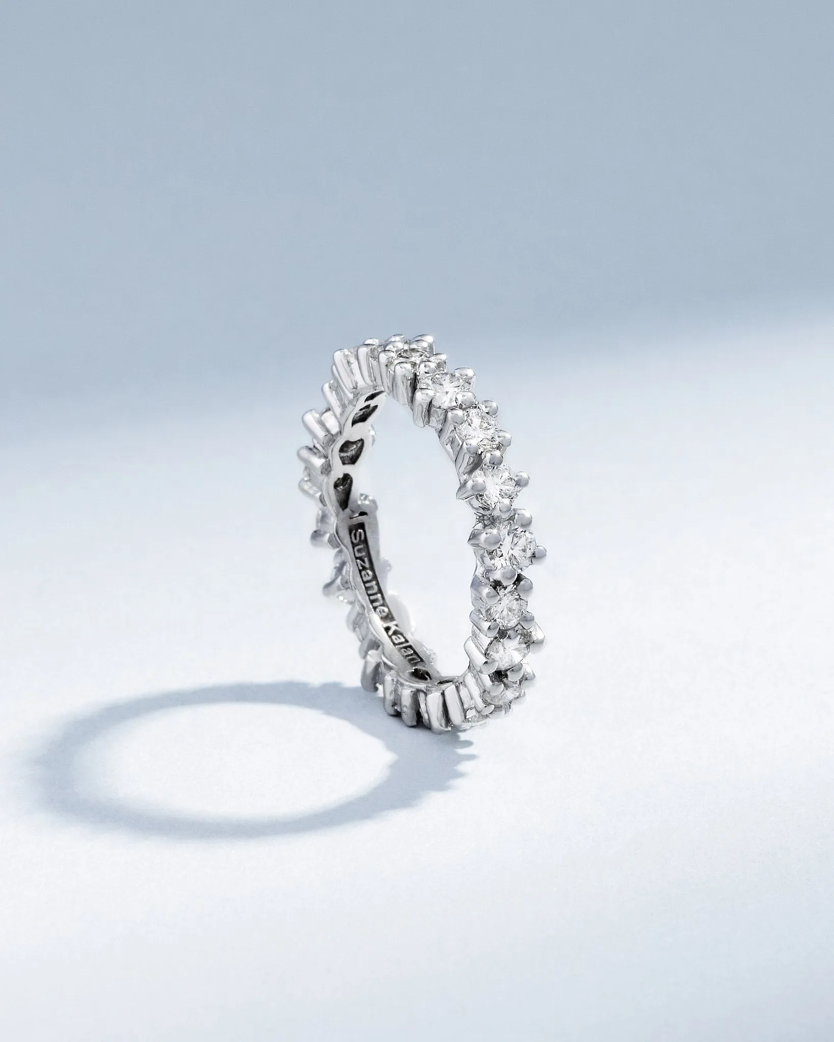 Classic Diamond Midi Round Eternity Band