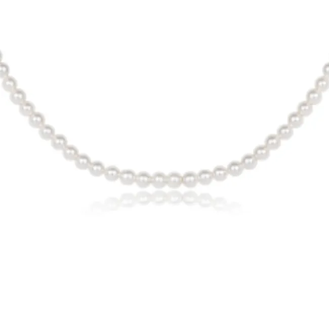 Classic Pearl Choker 3mm Bead