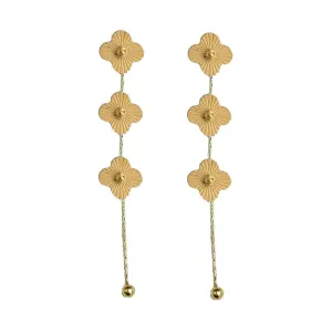 Clover Duster Drop Earring