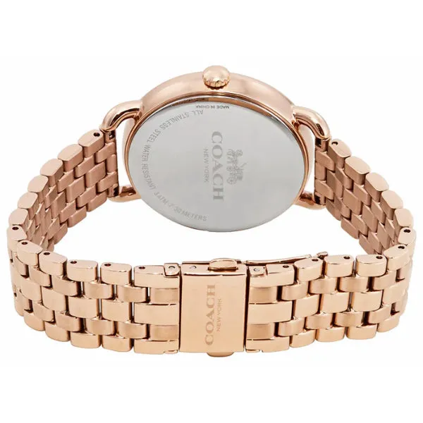 Coach Delancey Rose Gold Stainless Steel White Dial Quartz Watch for Ladies - 14502262