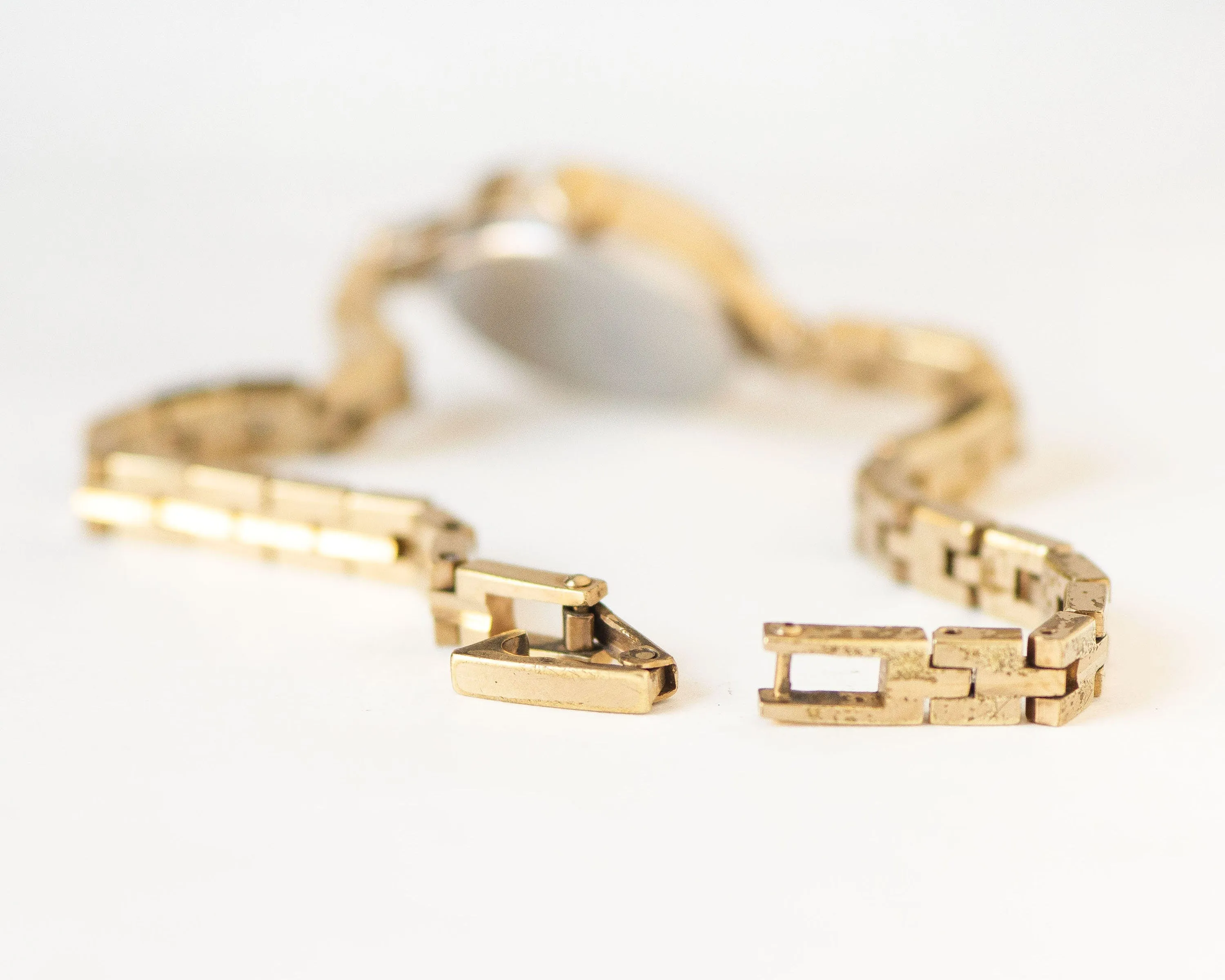 Cocktail watch for woman small, gold plated watch Seagull, lady's wristwatch bracelet mechanical, yellow face watch gift, unique women watch