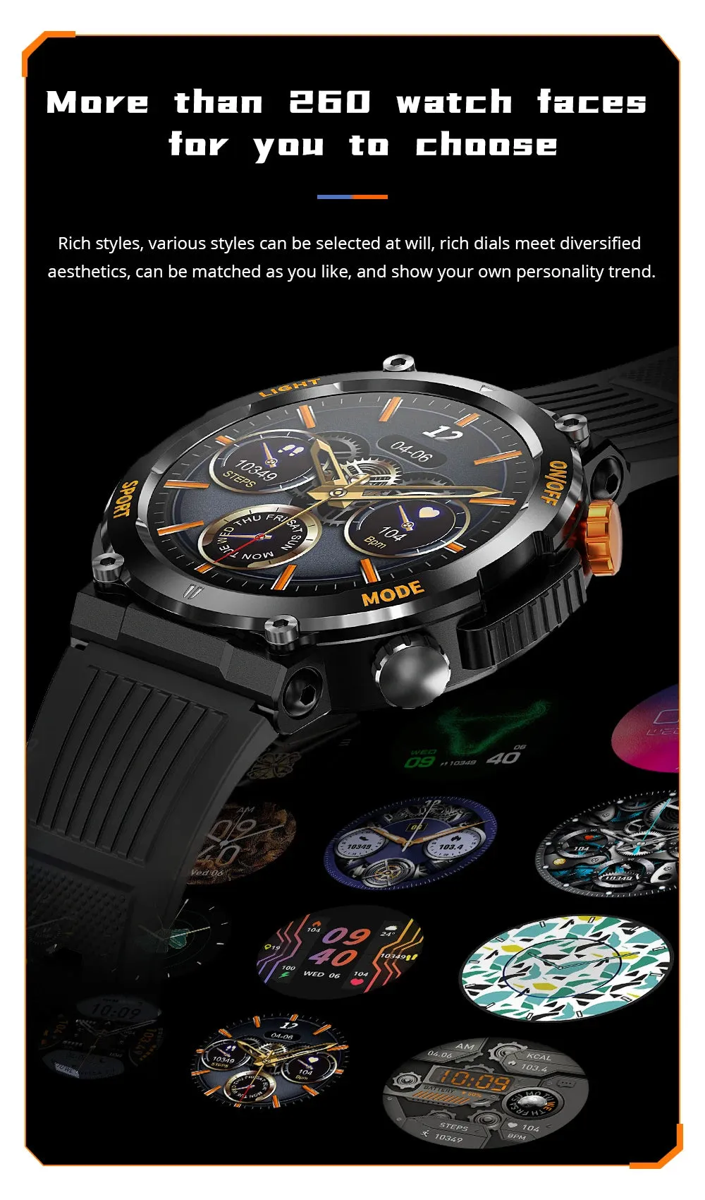 COLMI V68 1.46" HD Display Smart Fitness Watch