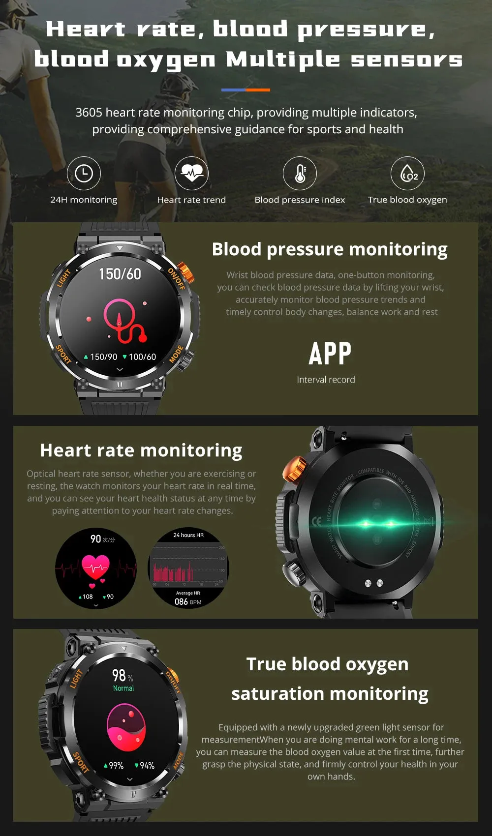 COLMI V68 1.46" HD Display Smart Fitness Watch