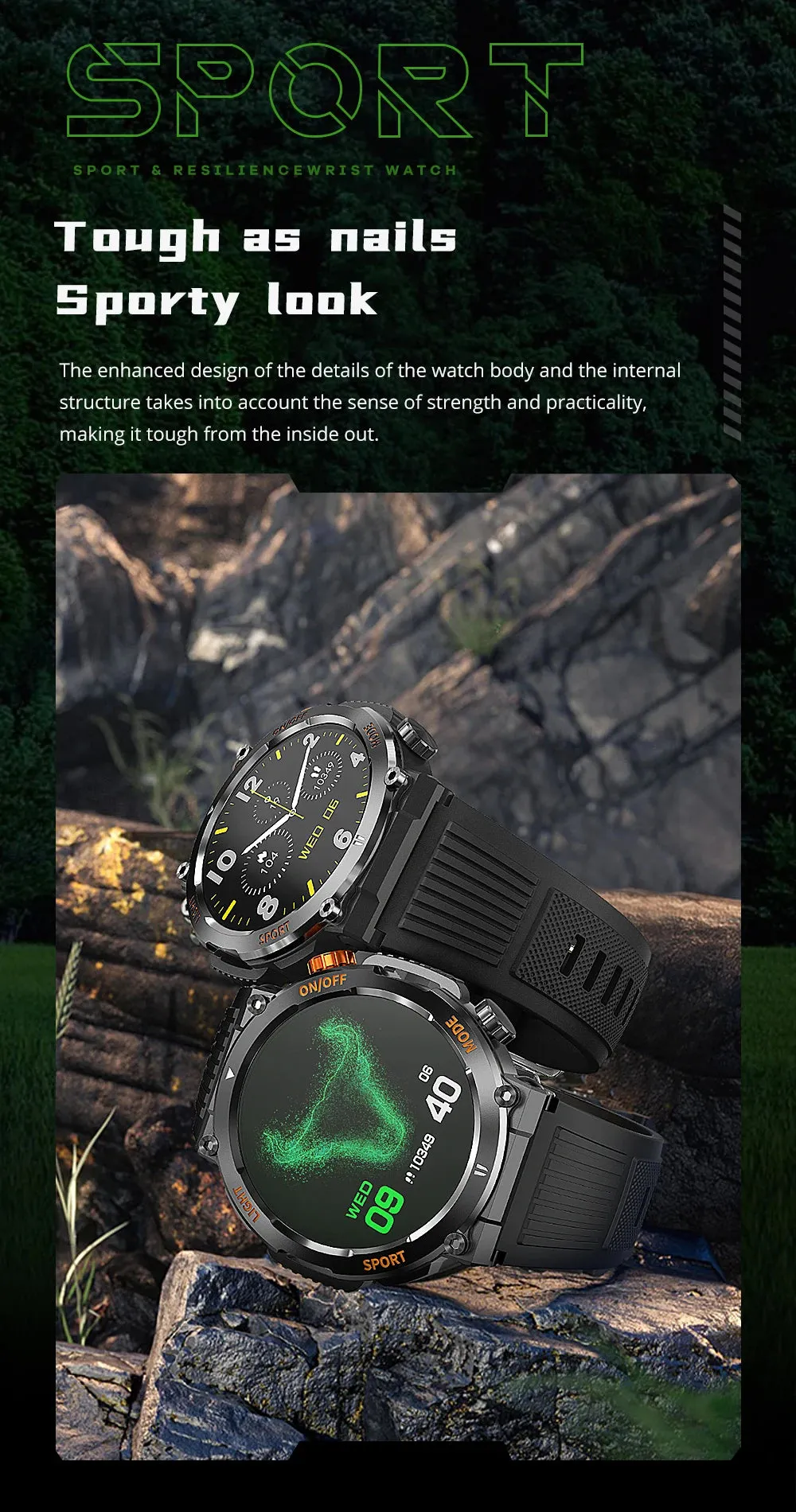 COLMI V68 1.46" HD Display Smart Fitness Watch