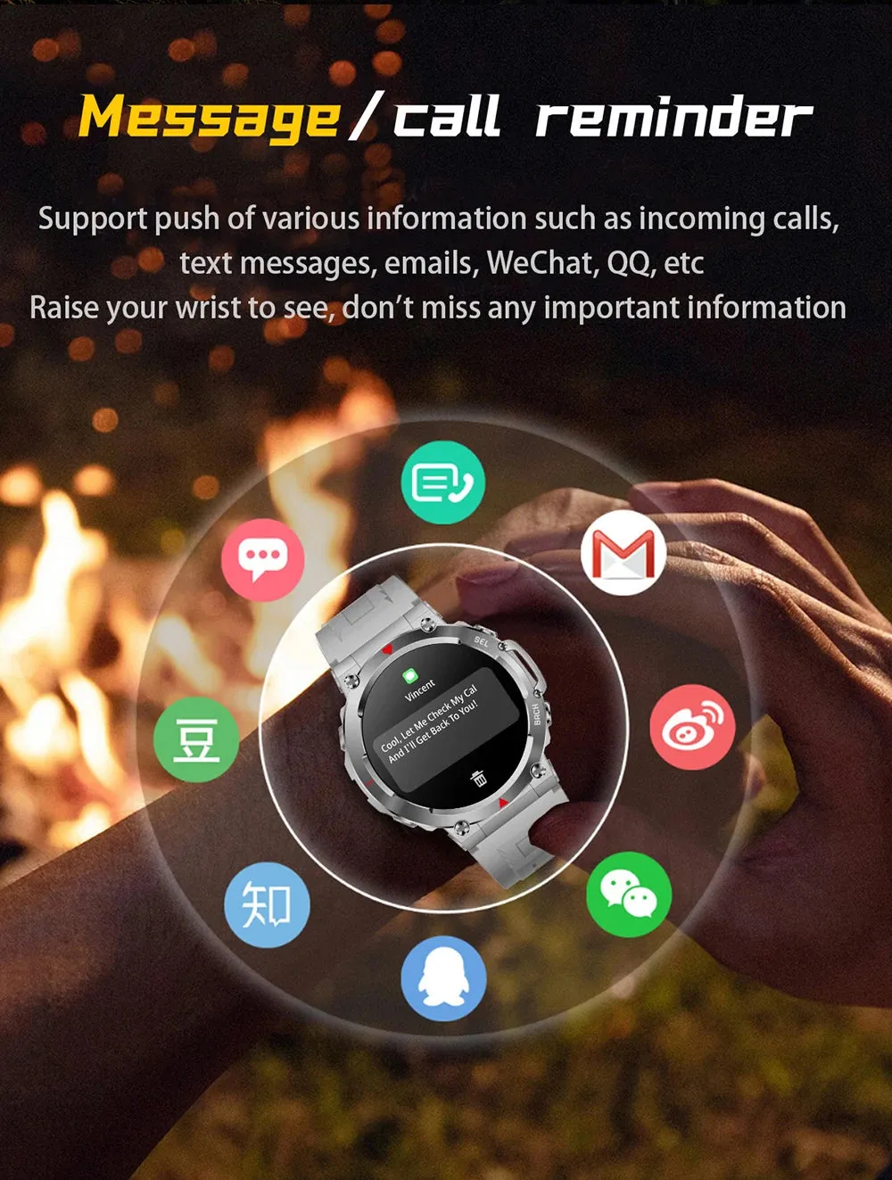 COLMI V70 1.43" AMOLED Smart Fitness Watch