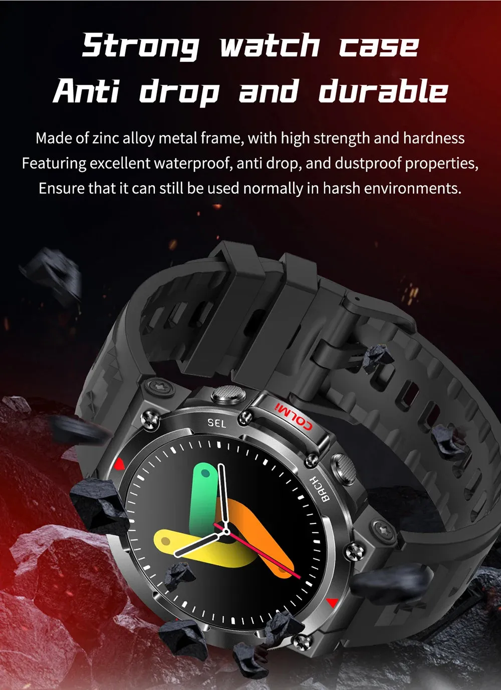 COLMI V70 1.43" AMOLED Smart Fitness Watch