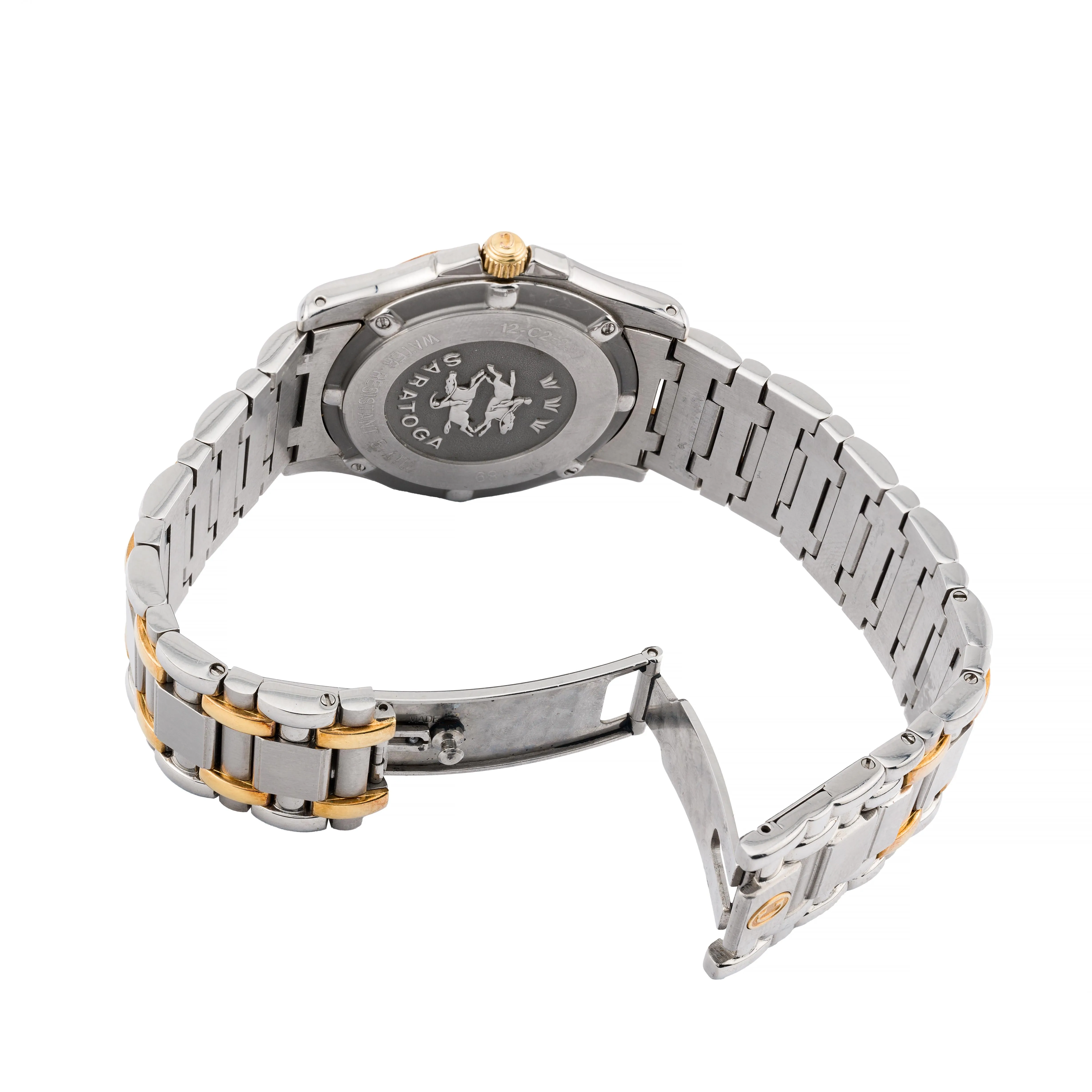 Concord Saratoga SL 18 Karat Gold & Stainless Steel Mens Wrist Watch
