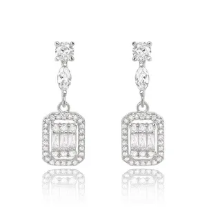 Cubic Zirconia Drop Earrings