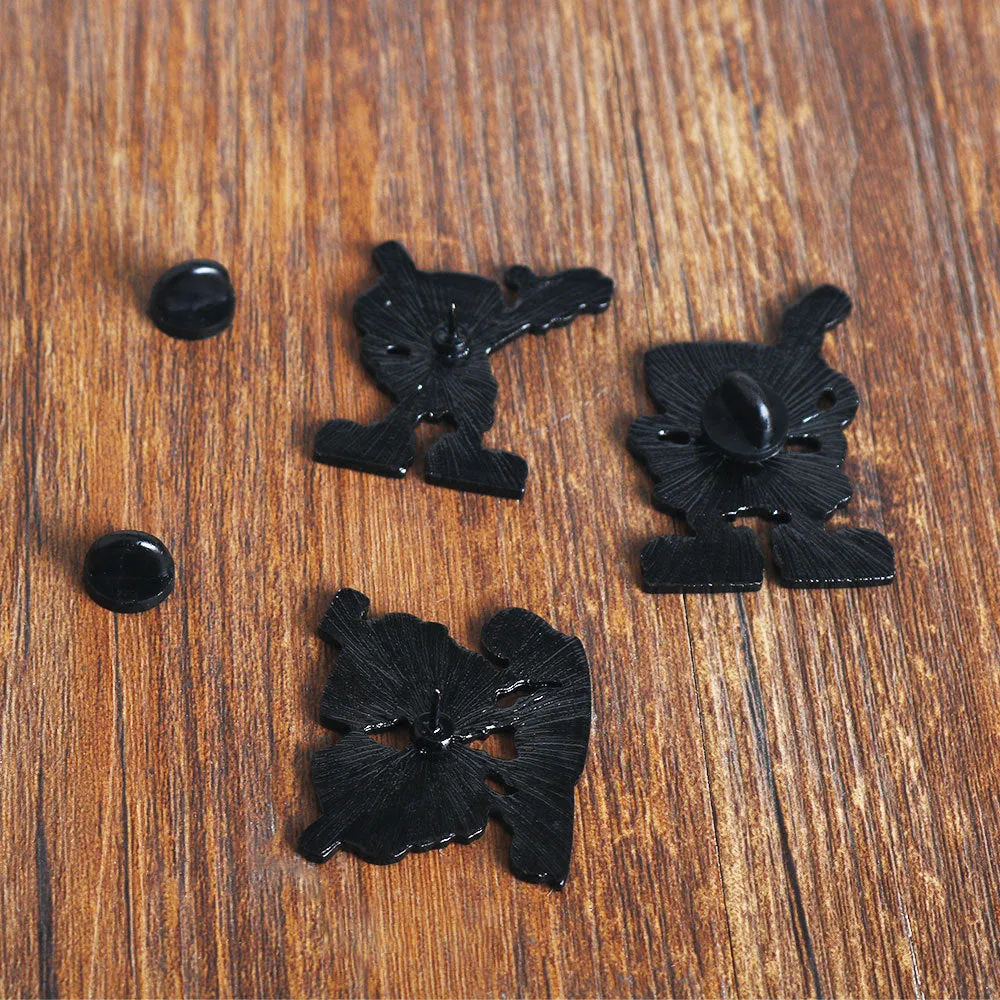 Cuphead and Mugman Metal Brooch 3 Pack