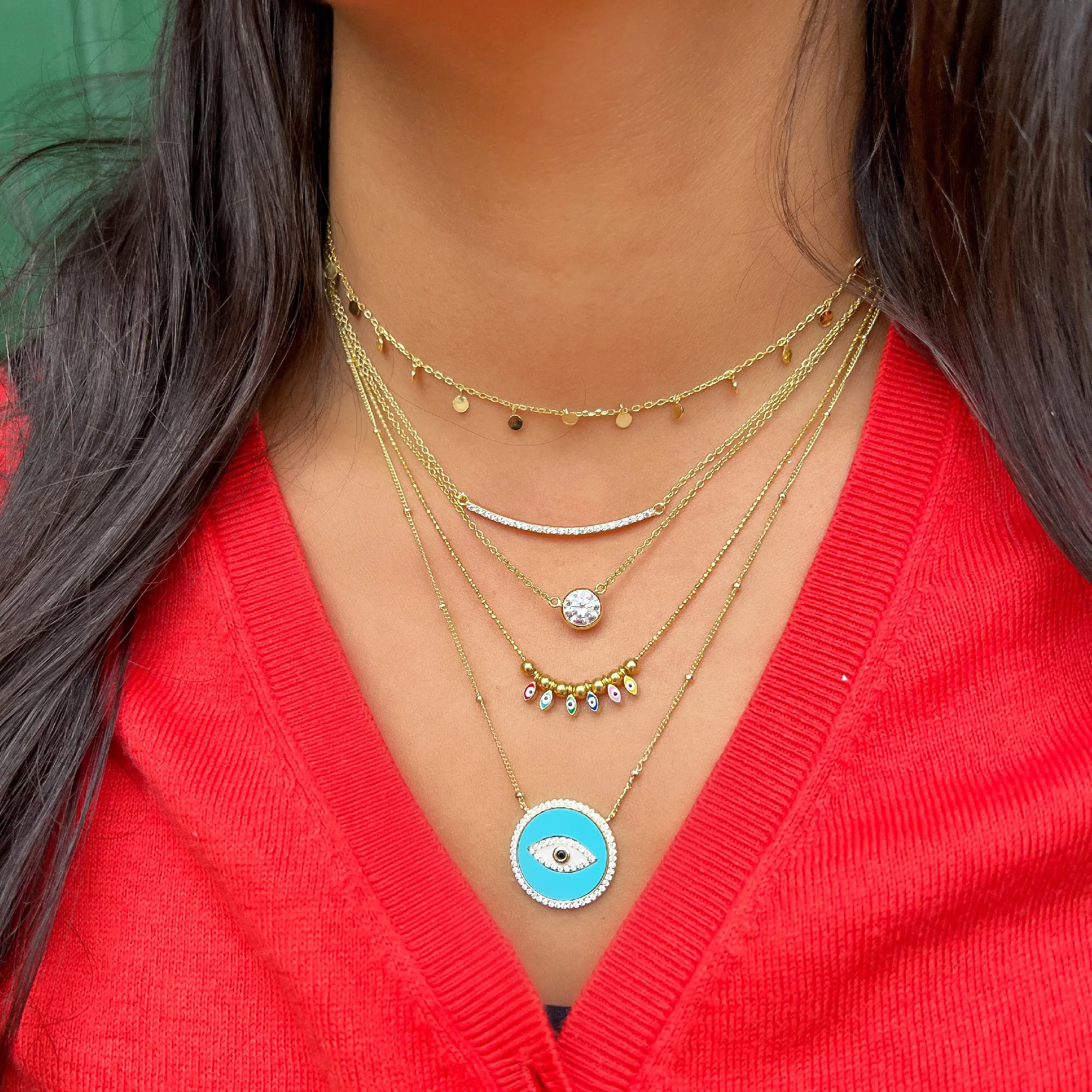Curved Bar Necklace