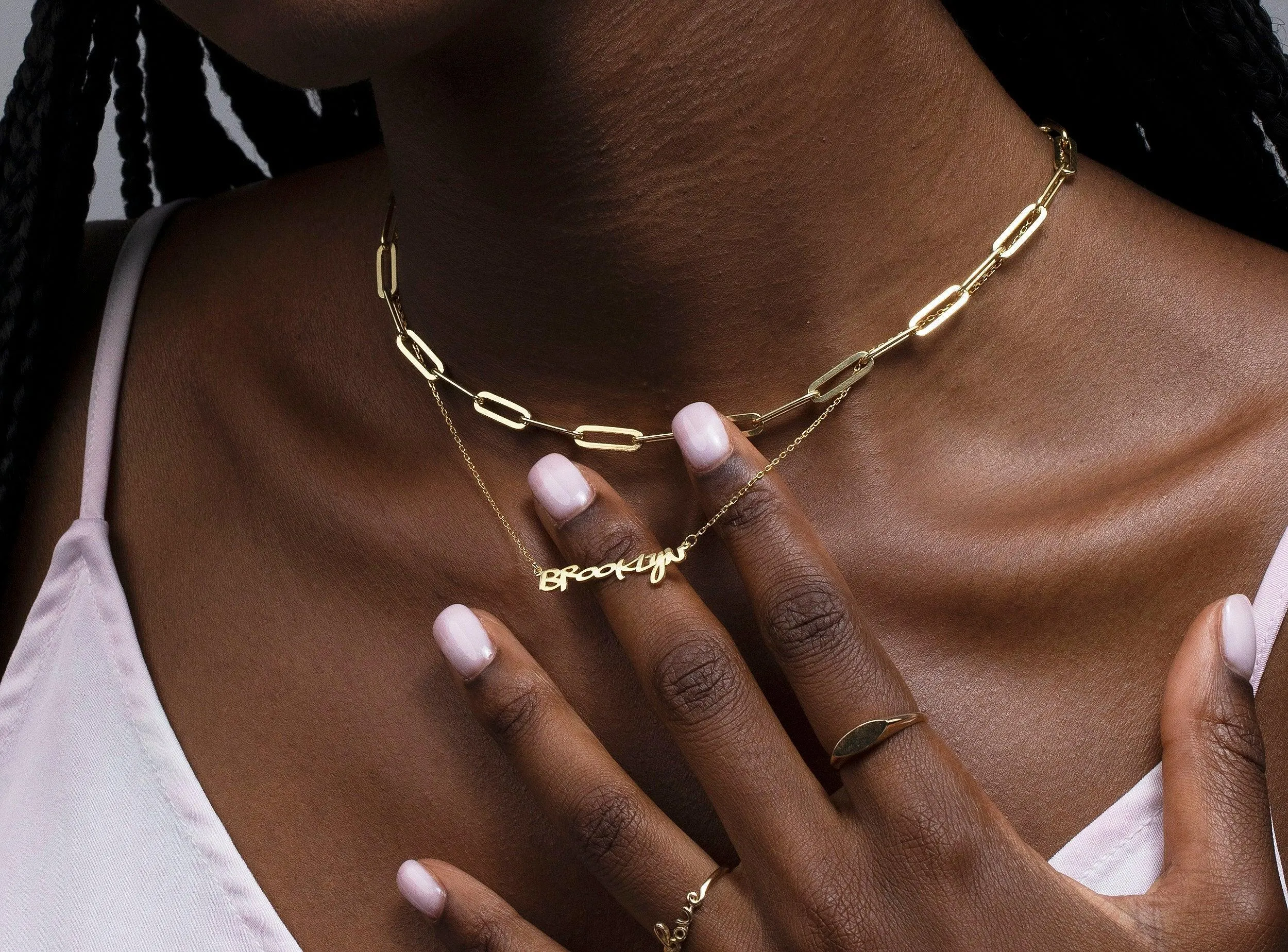 Custom Name Necklace - 18K Gold Vermeil