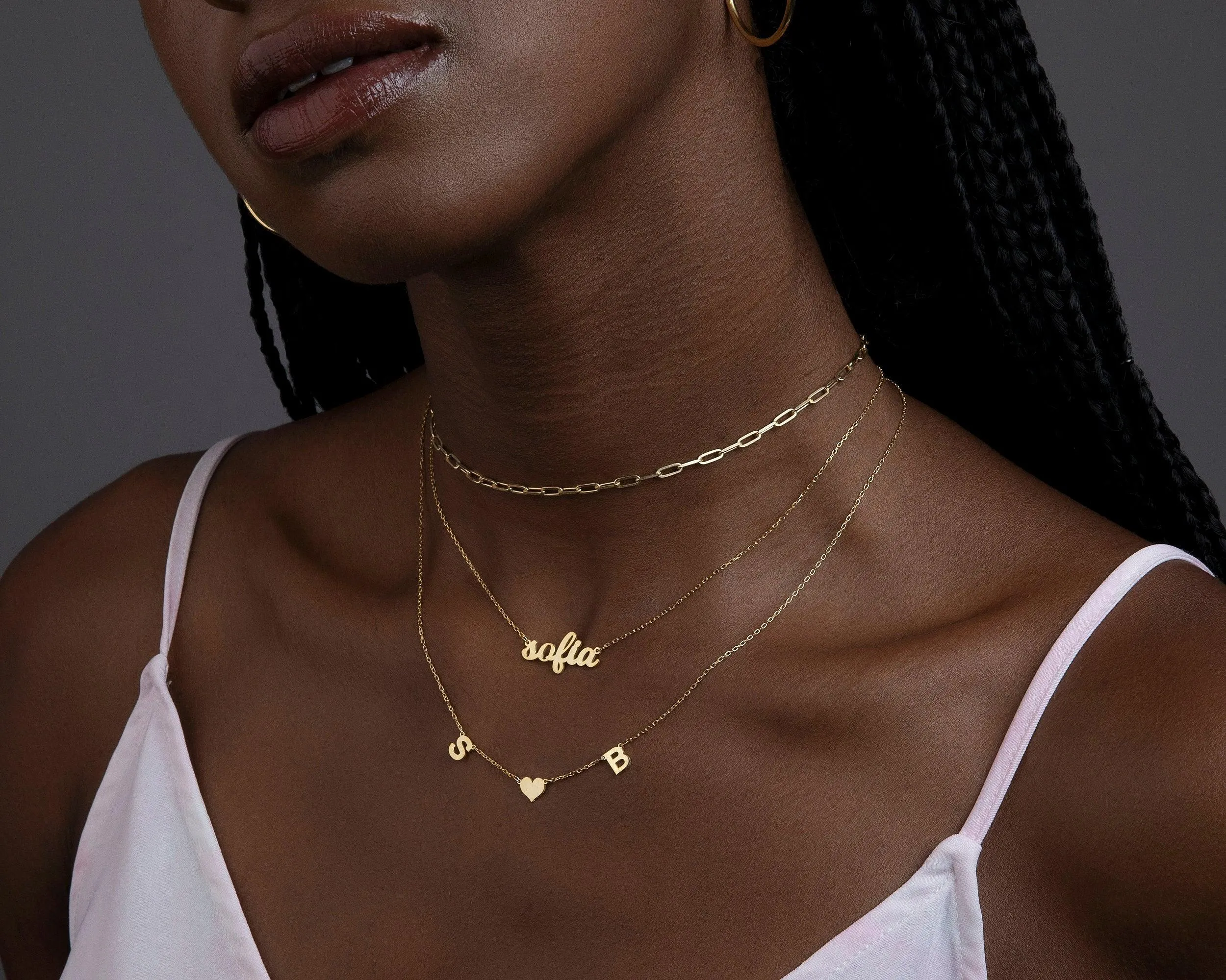 Custom Name Necklace - 18K Gold Vermeil