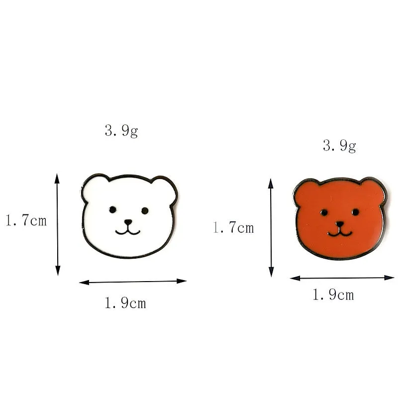 Cute Bear Enamel Pins