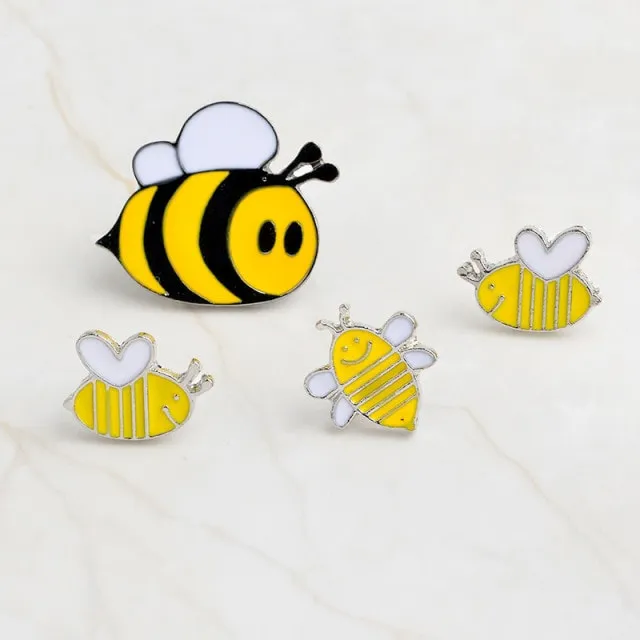 Cute Bees Inspired Pin