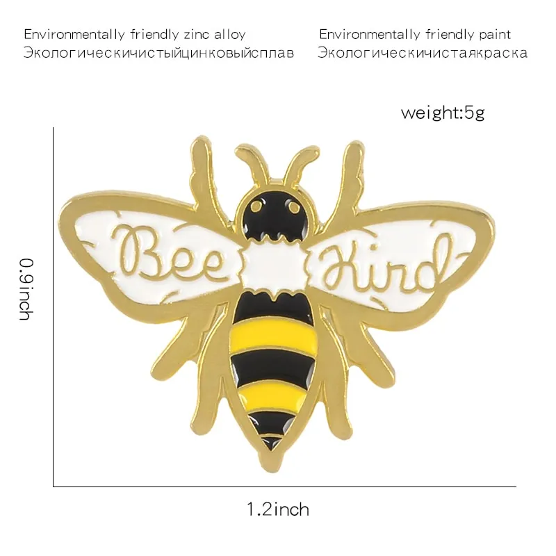 Cute Bees Inspired Pin