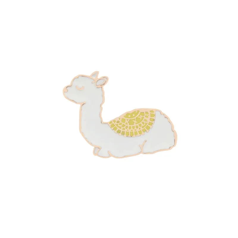 Cute Kawaii Llama & Alpaca Enamel Pins 🦙✨ Adorable Brooches for Girls, Kids & Animal Lovers - Trendy Cartoon Jewelry Accessories!