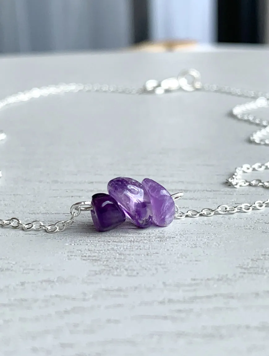 Dainty Amethyst Necklace