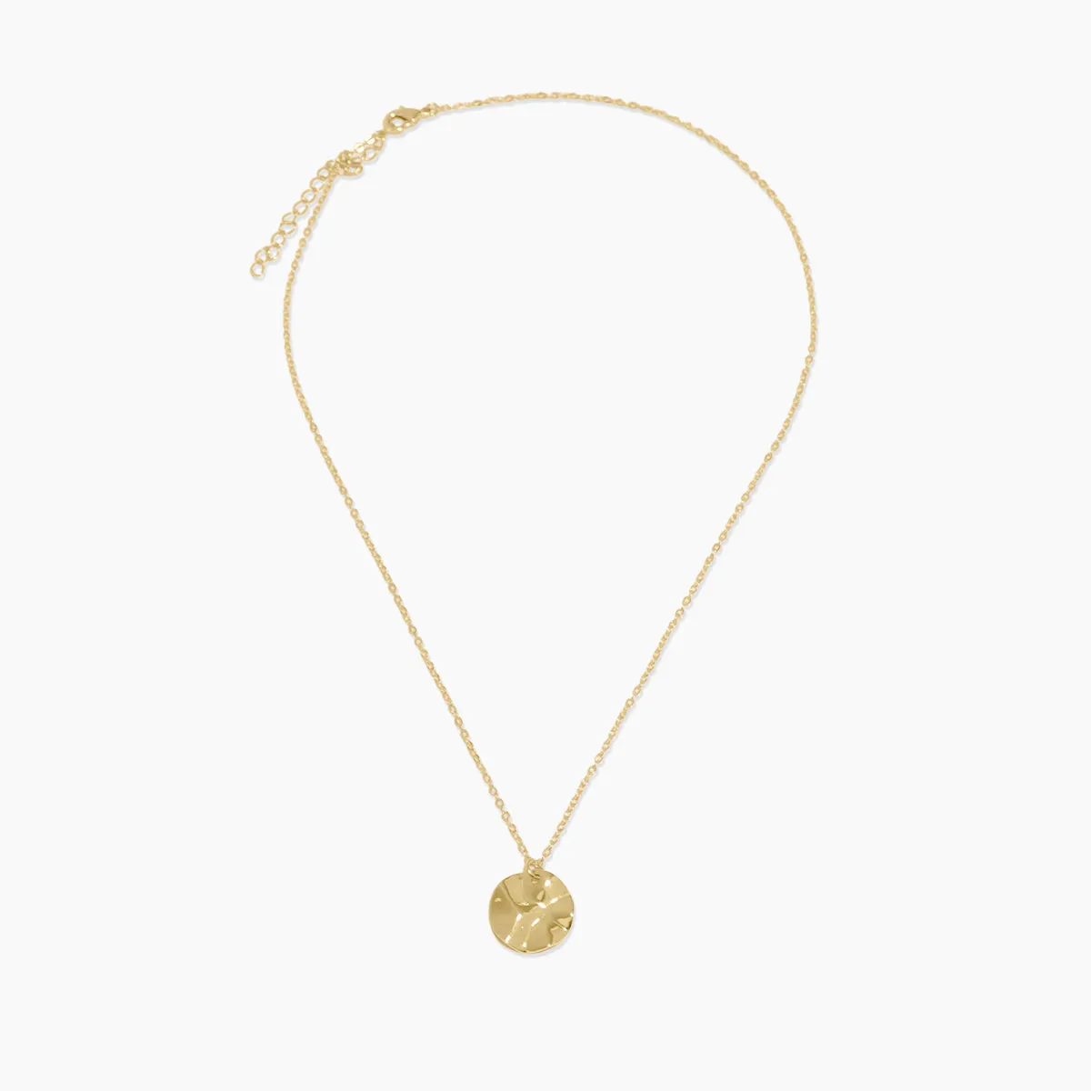 Dainty Hammered Necklace