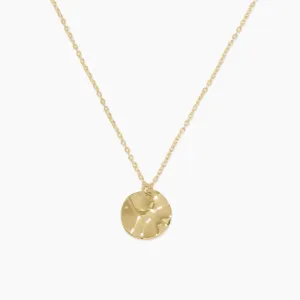 Dainty Hammered Necklace