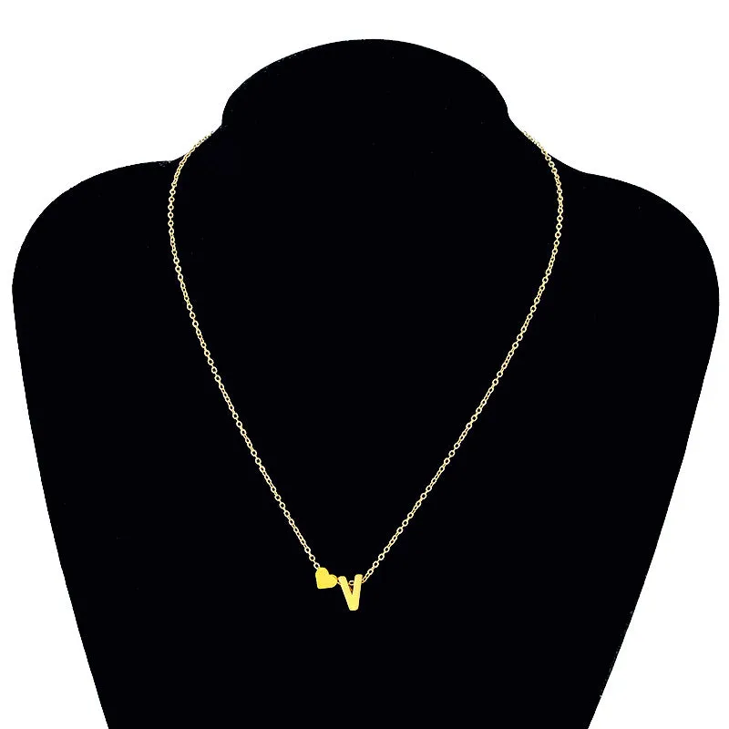 Dainty Initial Necklace