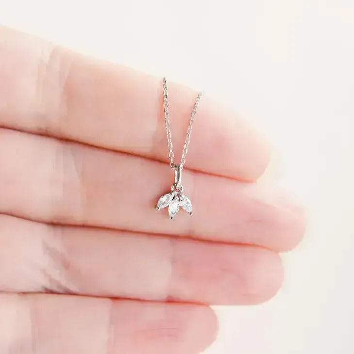 Dainty Leaf Drop Necklaces