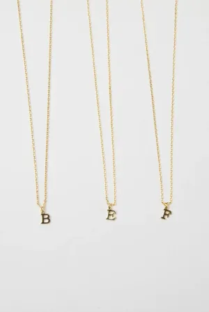 Dainty Love Initial Necklace