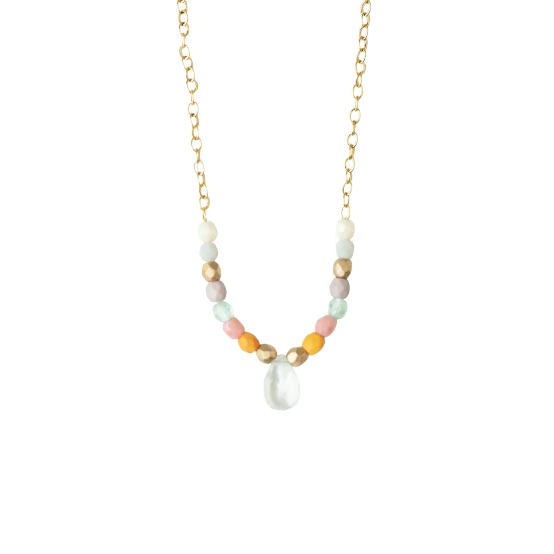 Dainty Moonstone Pastel Necklace