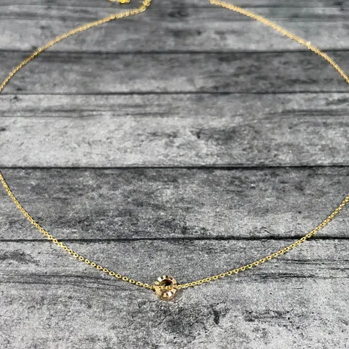 Dainty Open Circle Necklace (ROSE GOLD, GOLD OR SILVER)