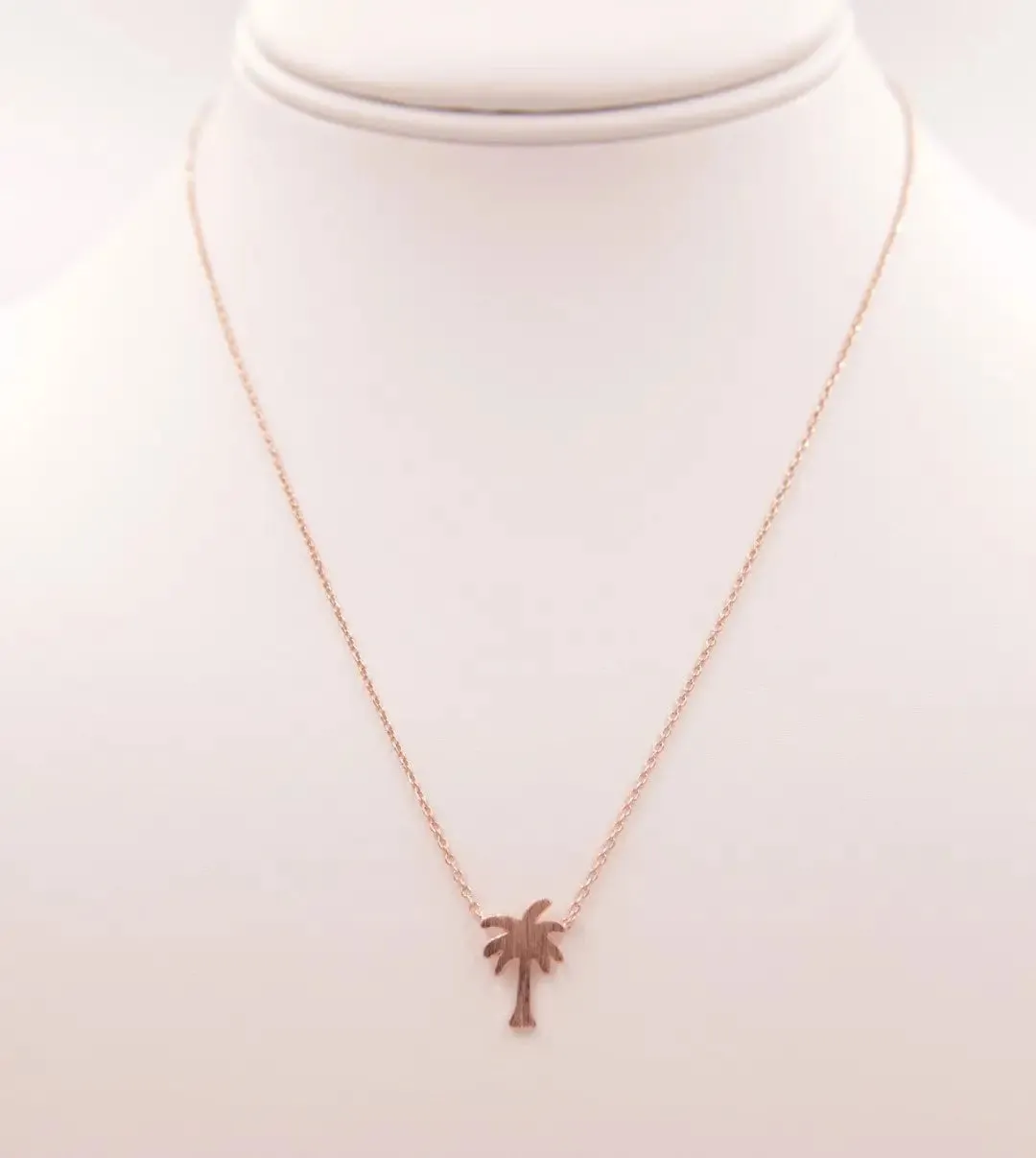 DAINTY PALM TREE NECKLACE