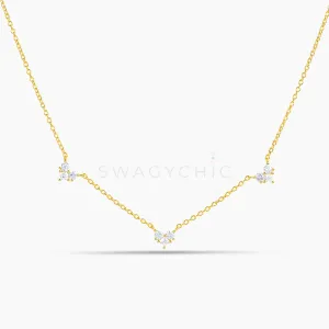 Dainty Triple Heart Necklace