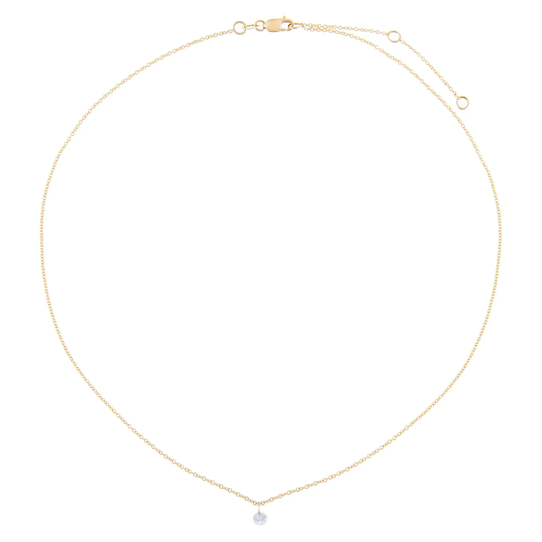 Diamond Dainty Necklace 14K