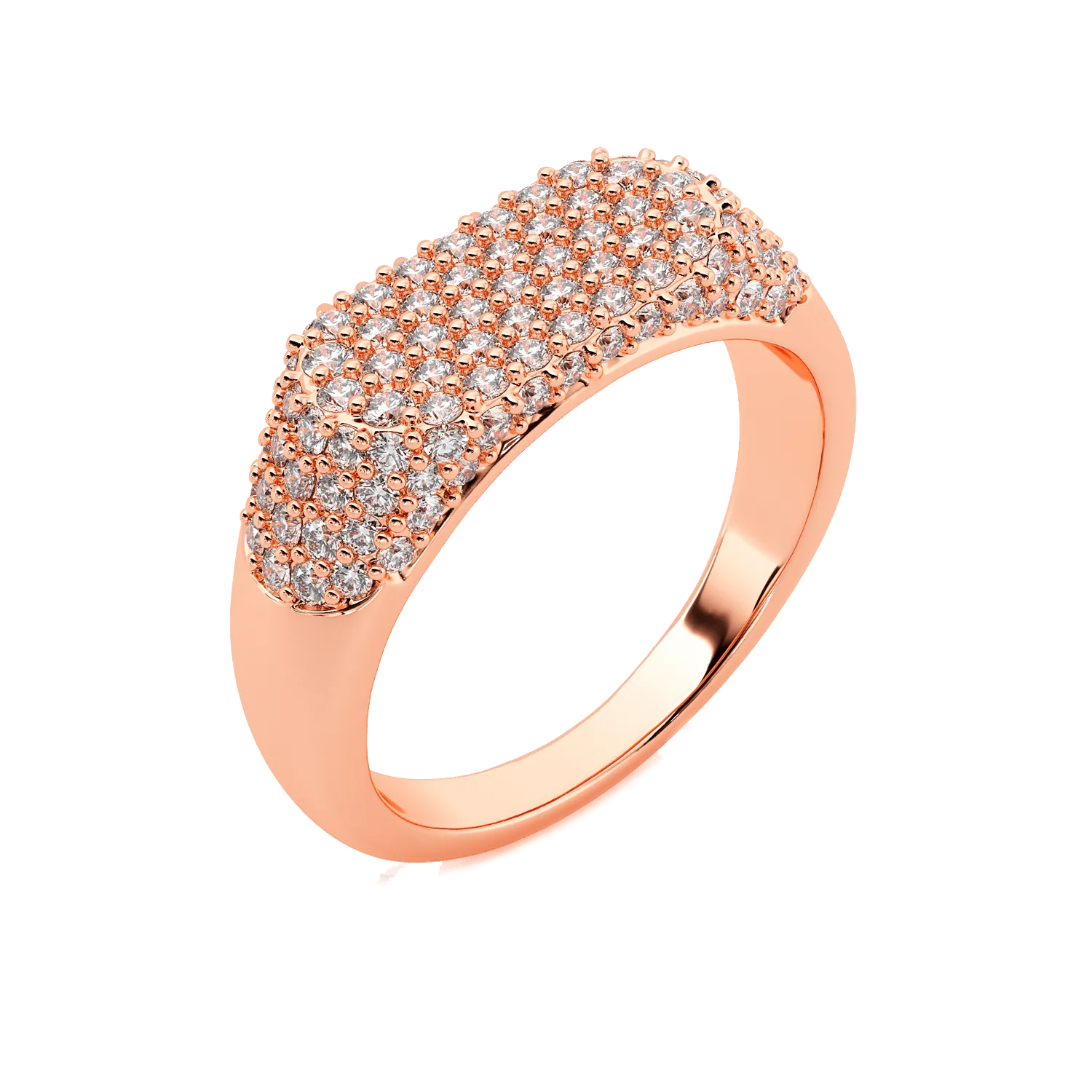 Diamond Pave Signet Ring