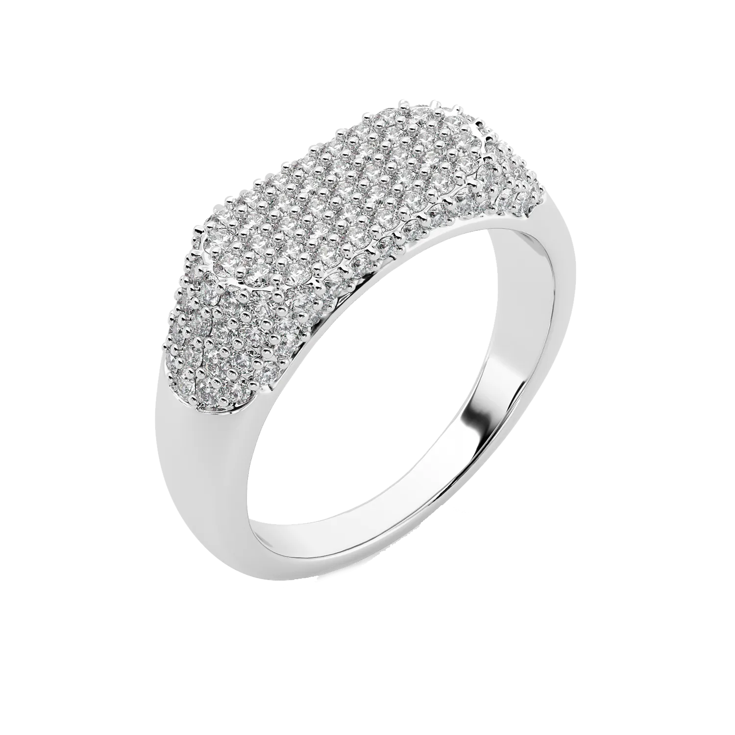 Diamond Pave Signet Ring