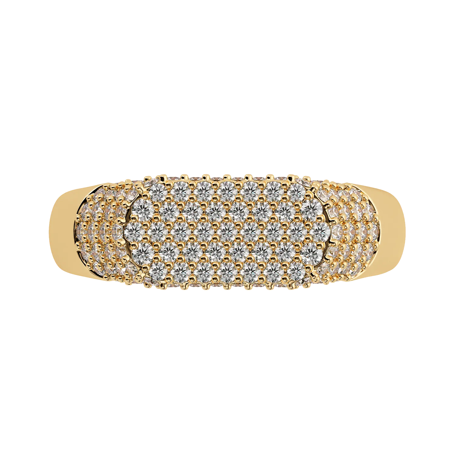 Diamond Pave Signet Ring