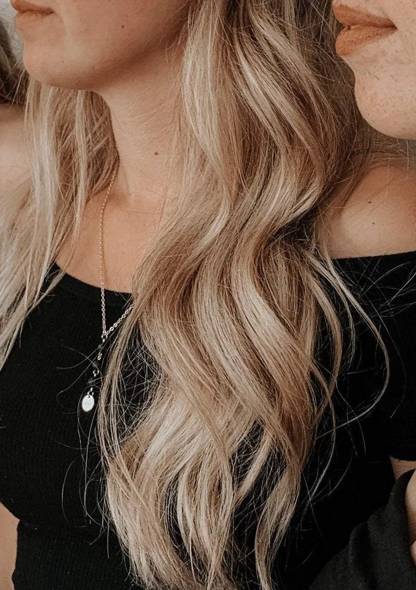 Diffuser Necklaces: Black Lava Stone and White Druzy Quartz