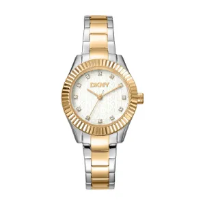 DKNY Chambers Glitz Two-Toned Womens Watch
