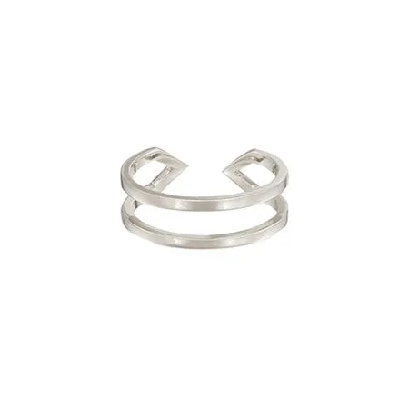 Donna Dagger Ring - Midi | White Gold