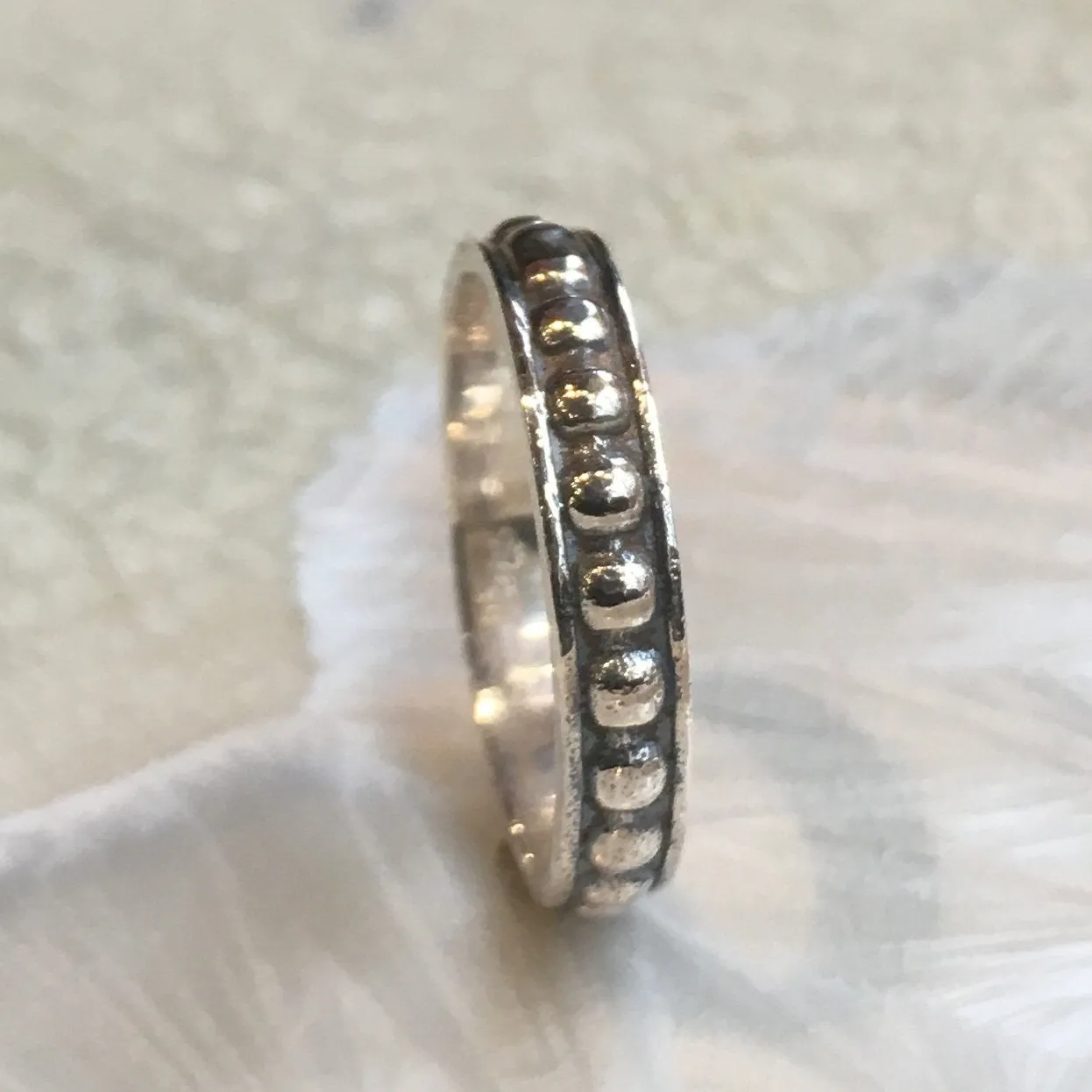 Dotted Brass Ring - The Couple.