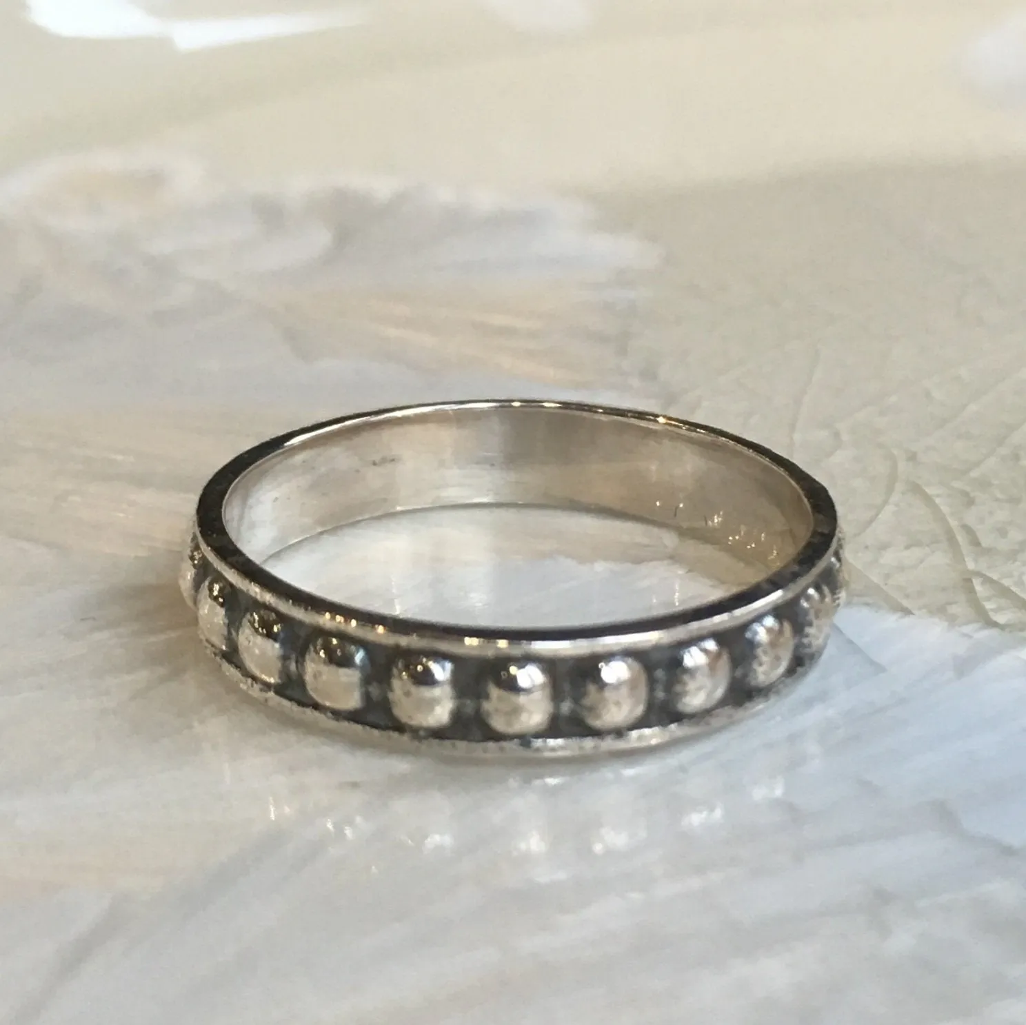 Dotted Brass Ring - The Couple.