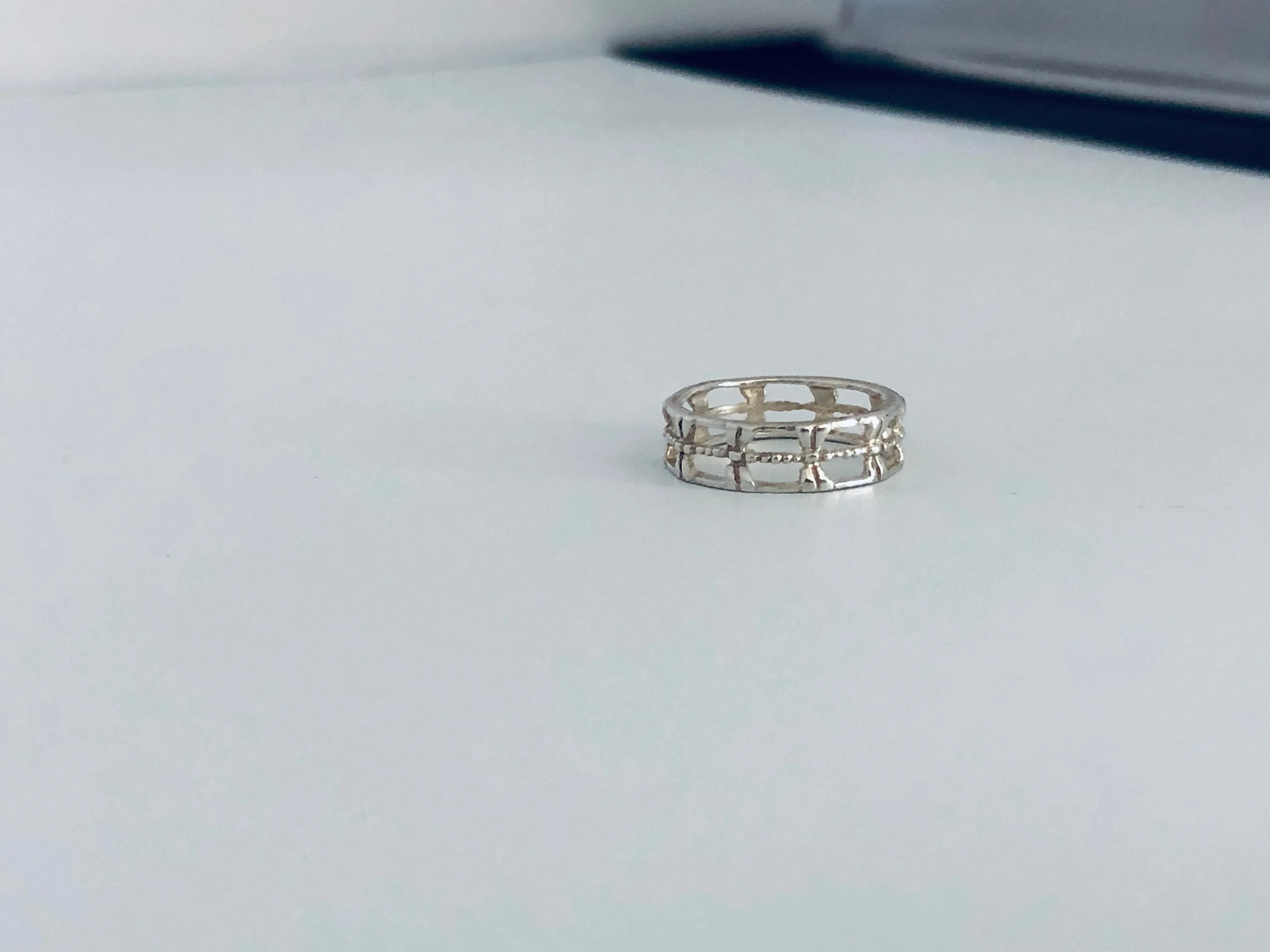 Dragonfly Ring - Sterling Silver Stacking Ring